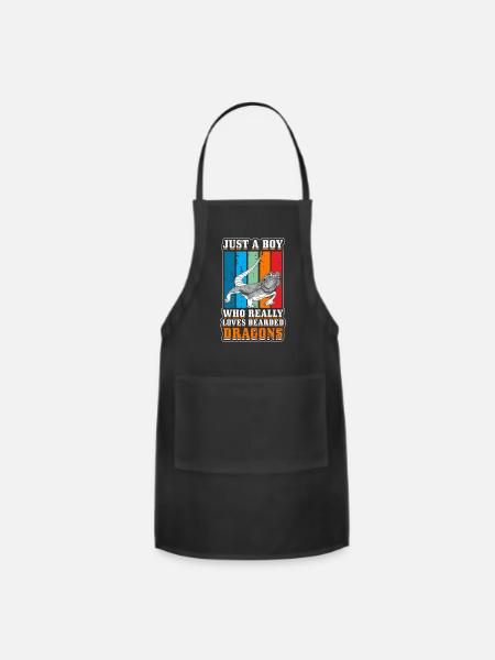 reptile Bartagam Terrarium - Adjustable Apron - black
