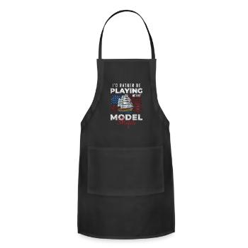 Model Building Hobby Port - Adjustable Apron - black - Front - Julia (174cm)
