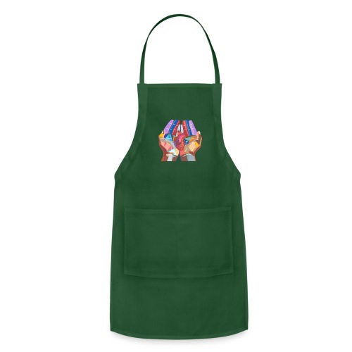 Heart in hand - Adjustable Apron