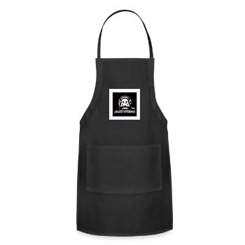 Jwk Jojo Studio Mascot Logo - Adjustable Apron - black - Front - Julia (174cm)