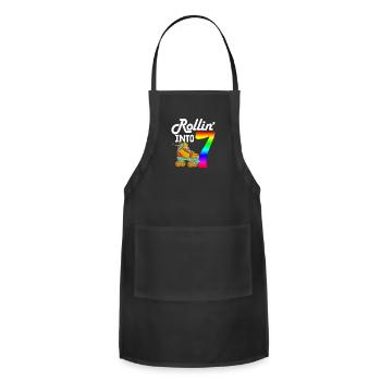 Rollin Into 7 - Adjustable Apron - black - Front - Julia (174cm)