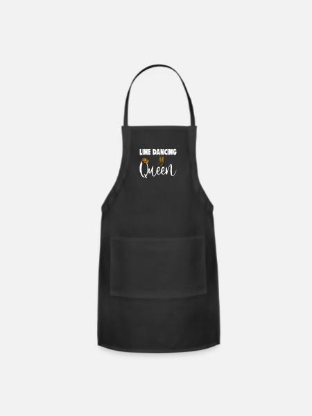Line Dancing Queen - Adjustable Apron - black