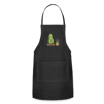 Never Alone - Adjustable Apron - black - Front - Julia (174cm)