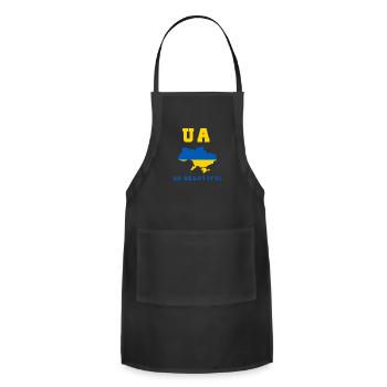 UA so beautiful - Adjustable Apron - black - Front - Julia (174cm)