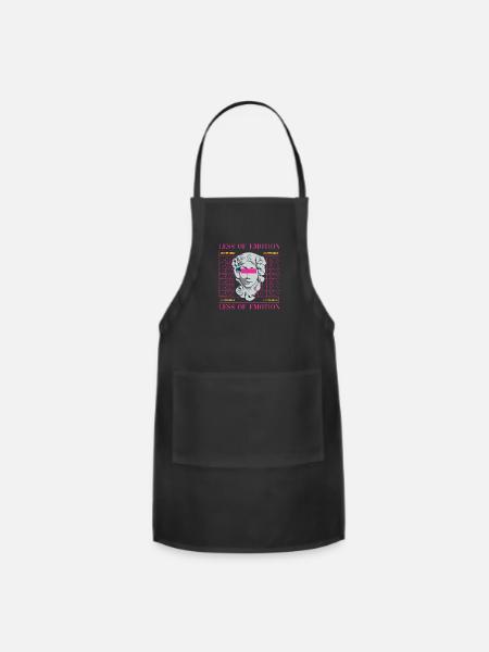 Less of Emotion - Adjustable Apron - black