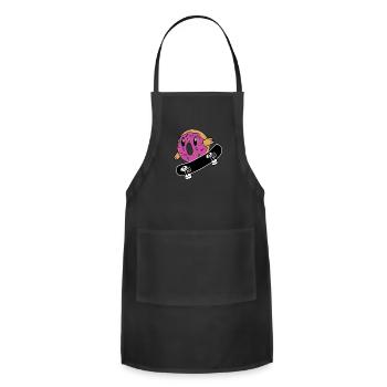 Donut Skater - Adjustable Apron - black - Front - Julia (174cm)