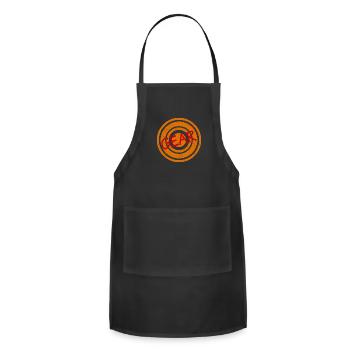 Gear Red Word - Adjustable Apron - black - Front - Julia (174cm)