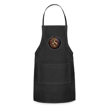 The Hidden World of Mathematics - Adjustable Apron - black - Front - Julia (174cm)