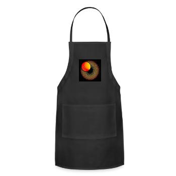 Solar Vortex - Adjustable Apron - black - Front - Julia (174cm)