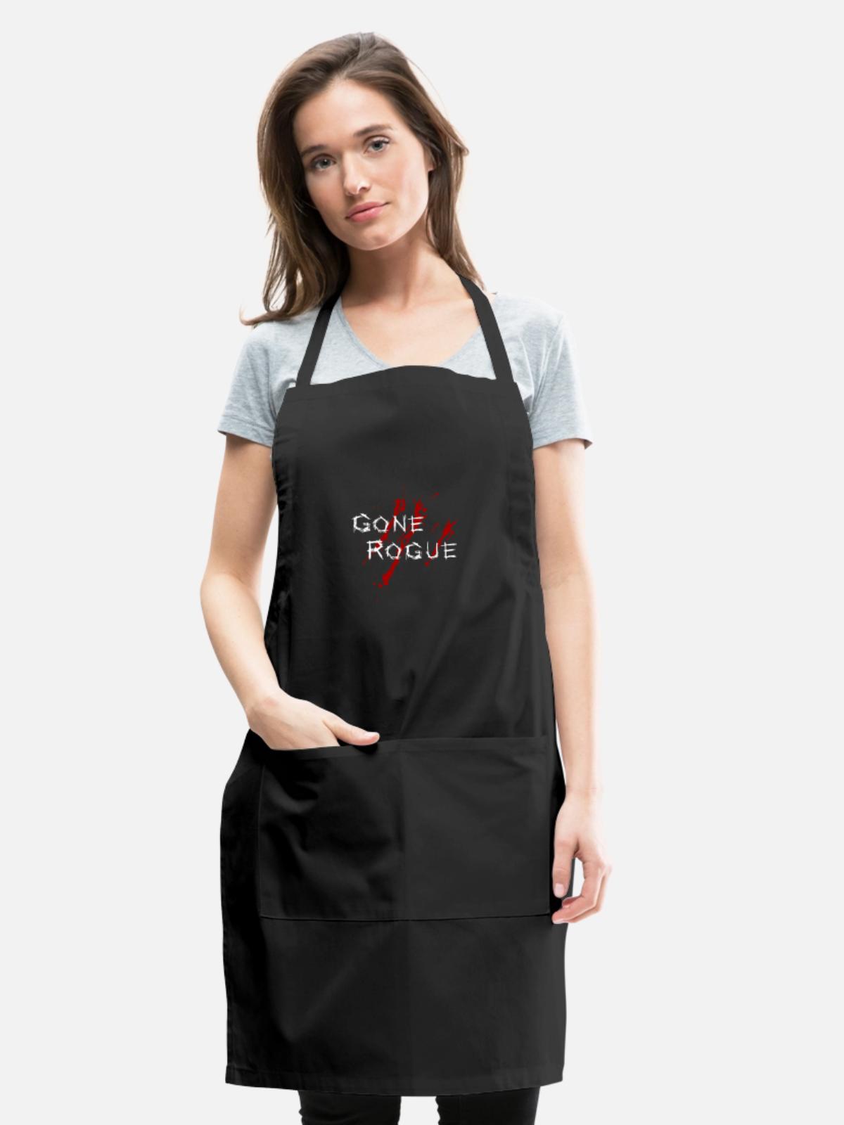 Gone Rogue Detroit Bloody - Adjustable Apron - black - Front - Julia (174cm)