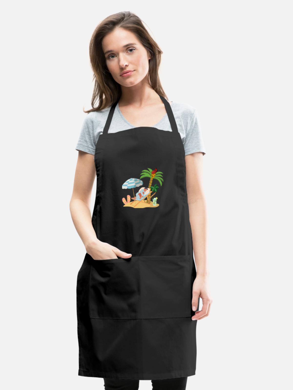 Rest - Adjustable Apron - black - Front - Julia (174cm)