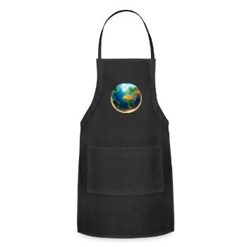 The World - Adjustable Apron - black - Front - Julia (174cm)