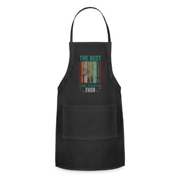 The best Girlfriend ever - Adjustable Apron - black - Front - Julia (174cm)
