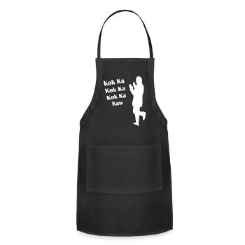 Arrested Development TV Show Gob Funny Chicken Dan - Adjustable Apron - black - Front - Julia (174cm)