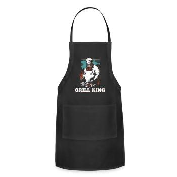 Grill King - Adjustable Apron - black - Front - Julia (174cm)