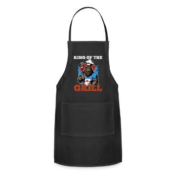 King Of The Grill - Adjustable Apron - black - Front - Julia (174cm)