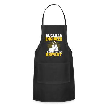 Nuclear Power Plant - Adjustable Apron - black - Front - Julia (174cm)