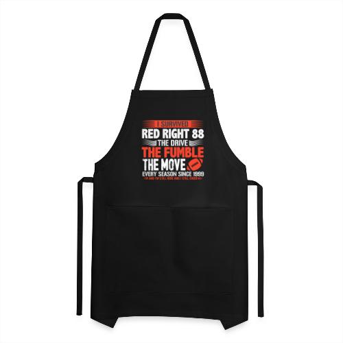 I Survived Red Right 88 Funny Cleveland Football - Adjustable Apron