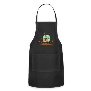 Horse Vaulting - Adjustable Apron - black - Front - Julia (174cm)