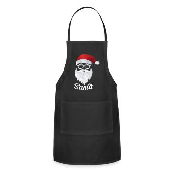 Santa Claus - Adjustable Apron - black - Front - Julia (174cm)