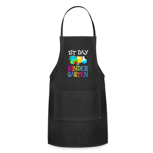 100 Days Of First Grade Teacher Student 100th Day - Adjustable Apron