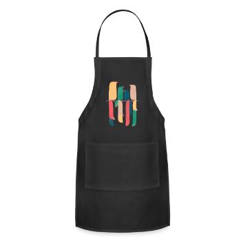 Birds of a feather - Adjustable Apron - black - Front - Julia (174cm)