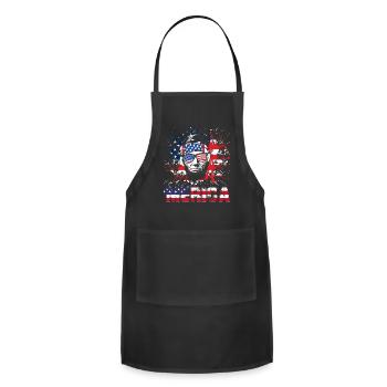 america - Adjustable Apron - black - Front - Julia (174cm)