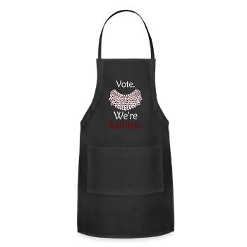 Vote We're Ruthless - Adjustable Apron - black - Front - Julia (174cm)