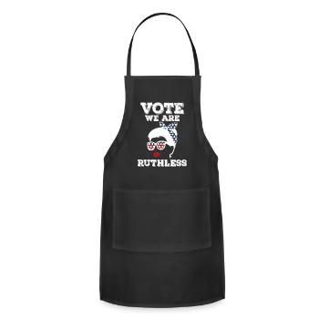 Vote We Are Ruthless - Adjustable Apron - black - Front - Julia (174cm)