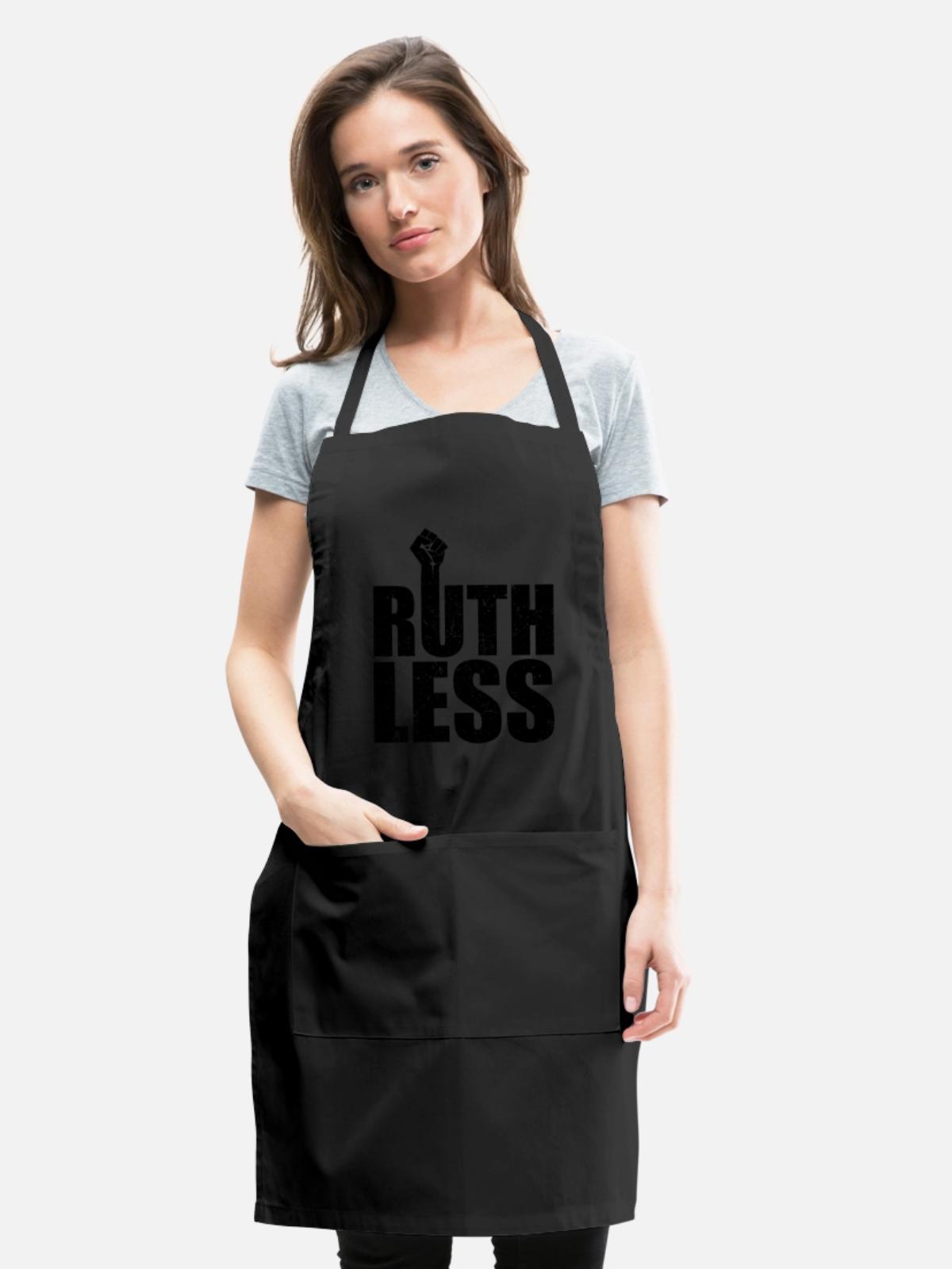 Ruthless pro Choice - Adjustable Apron - black - Front - Julia (174cm)