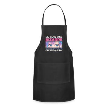 Japan Manga Kawaii Girls Kids Anime - Adjustable Apron - black - Front - Julia (174cm)