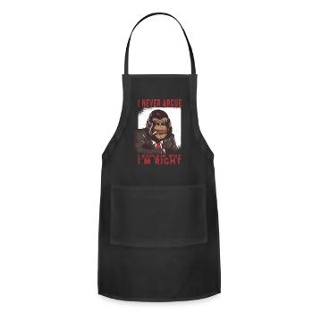 I'm Not Arguing I'm Just Explaining Why I'm Right, - Adjustable Apron - black - Front - Julia (174cm)
