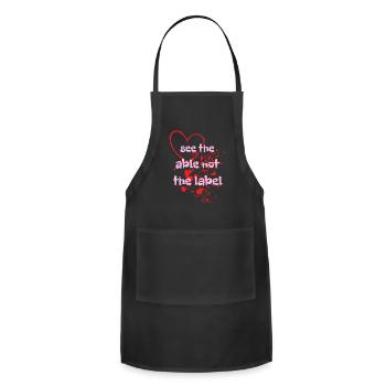 see the able not the label - Adjustable Apron - black - Front - Julia (174cm)