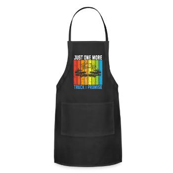 Trucker Custom - Adjustable Apron - black - Front - Julia (174cm)