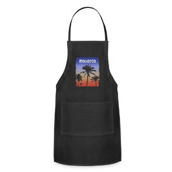 Mallorca Majorca Spain Sunset Vacation Souvenir - Adjustable Apron - black - Front - Julia (174cm)