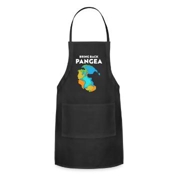 Geography Geology Reunite Pangea - Adjustable Apron - black - Front - Julia (174cm)