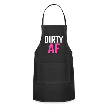 Dirty Af Dirty As Fuck Ladies Quad Atv Utv - Adjustable Apron - black - Front - Julia (174cm)