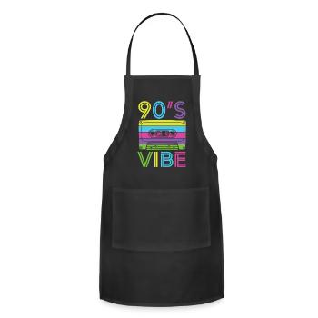 90S For 90S Music - Adjustable Apron - black - Front - Julia (174cm)