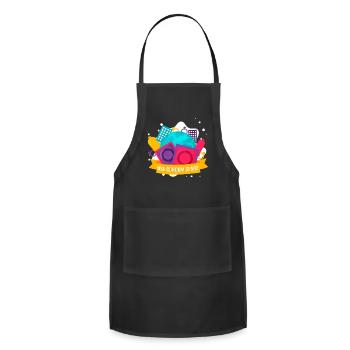 Use Condom Sense Birth Control Safe - Adjustable Apron - black - Front - Julia (174cm)