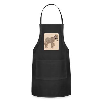 Donkey Lover Funny Donkeys - Adjustable Apron - black - Front - Julia (174cm)
