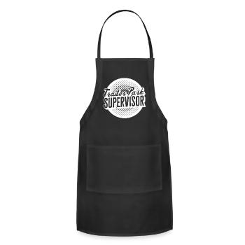Trailer Park Shirt, Trailer Park Supervisor - Adjustable Apron - black - Front - Julia (174cm)