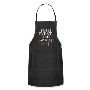 Event Planner Coordinator Job Event Planning - Adjustable Apron - black - Front - Julia (174cm)