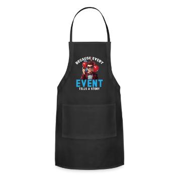 Event Planner Coordinator Job Event Planning - Adjustable Apron - black - Front - Julia (174cm)