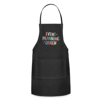 Event Planner Coordinator Job Event Planning - Adjustable Apron - black - Front - Julia (174cm)