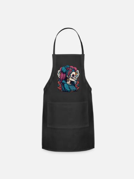 Spooky Season - Adjustable Apron - black