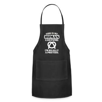 Humane Costume Pretzel - Adjustable Apron - black - Front - Julia (174cm)