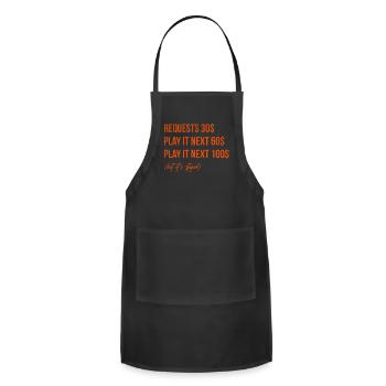 Requests 30 play it next 60 play it next 100 but i - Adjustable Apron - black - Front - Julia (174cm)