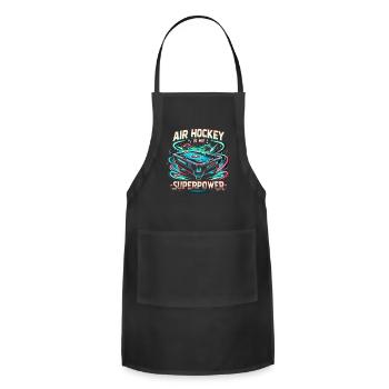 Air Hockey Table Hockey Player Tabletop Game - Adjustable Apron - black - Front - Julia (174cm)