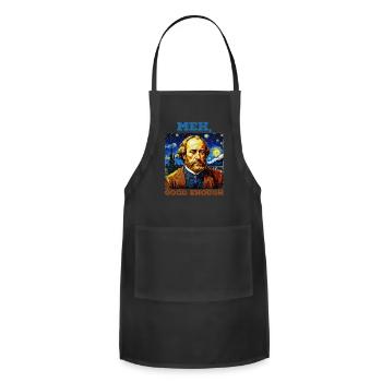 Meh good enough Mediocrates - Adjustable Apron - black - Front - Julia (174cm)