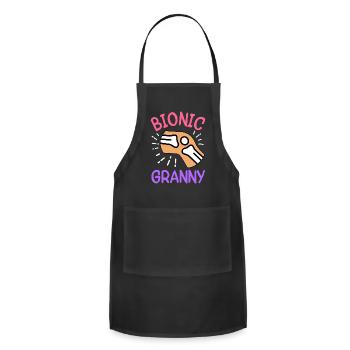 Knee Surgery - Adjustable Apron - black - Front - Julia (174cm)